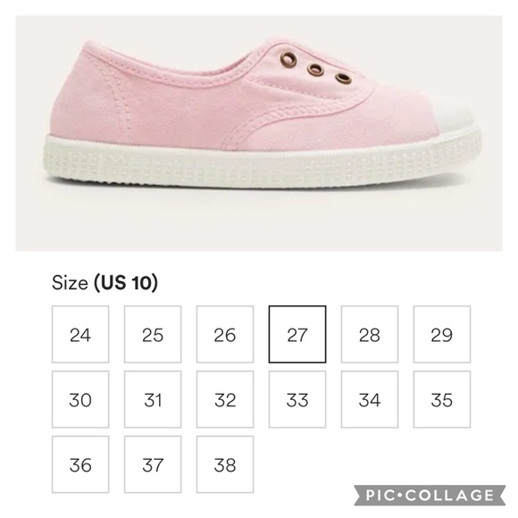 Mini Boden Canvas Laceless Pull On Sneaker. Light Pink, Size EU 27 (US 10). - Picture 11 of 11